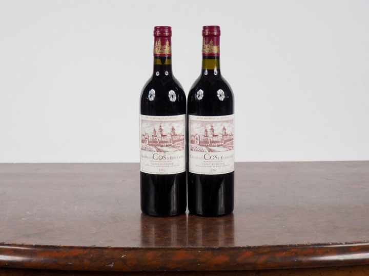 2 BOUTEILLES CHÂTEAU COS D'ESTOURNEL GCC SAINT ESTÈPHE - 1982 - #1 - B