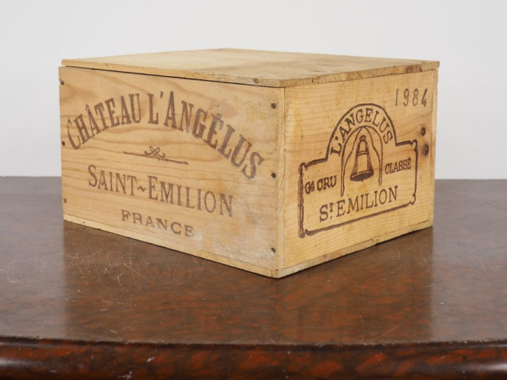 6 BOUTEILLES CHÂTEAU L'ANGÉLUS GCC SAINT ÉMILION - 1984 - CBO - 3 BG/2
