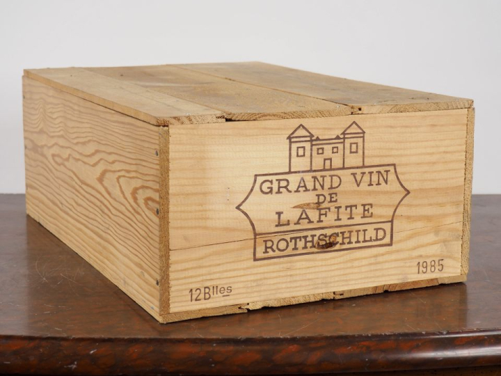 12 BOUTEILLES CHÂTEAU LAFITE ROTHSCHILD 1er GCC PAUILLAC - 1985 - CBO 