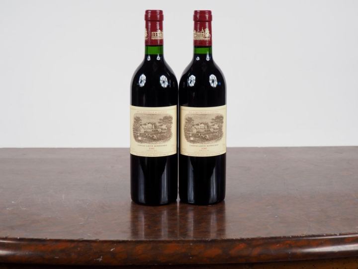 2 BOUTEILLES CHÂTEAU LAFITE ROTHSCHILD 1er GCC PAUILLAC - 1986 - #1 - 