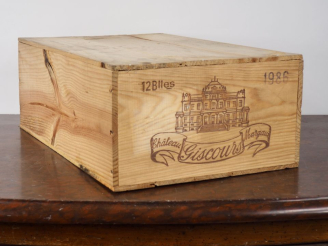 Vente aux enchères 12 BOUTEILLES CHÂTEAU GISCOURS GCC MARGAUX - 1986 - CBO - #1 - 11 BG/2