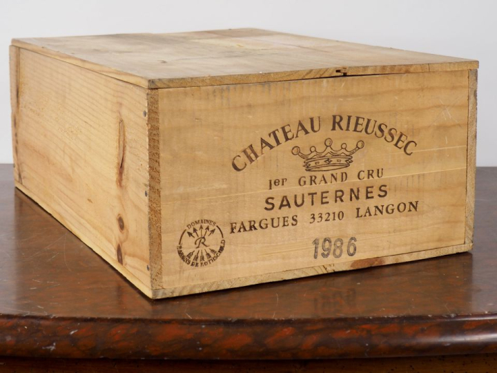 12 BOUTEILLES CHÂTEAU RIEUSSEC 1er CC SAUTERNES - 1986 - CBO - #1 - 2 