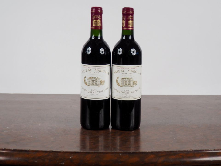 2 BOUTEILLES CHÂTEAU MARGAUX 1er GCC MARGAUX - 1988 - #1 - BONS NIVEAU