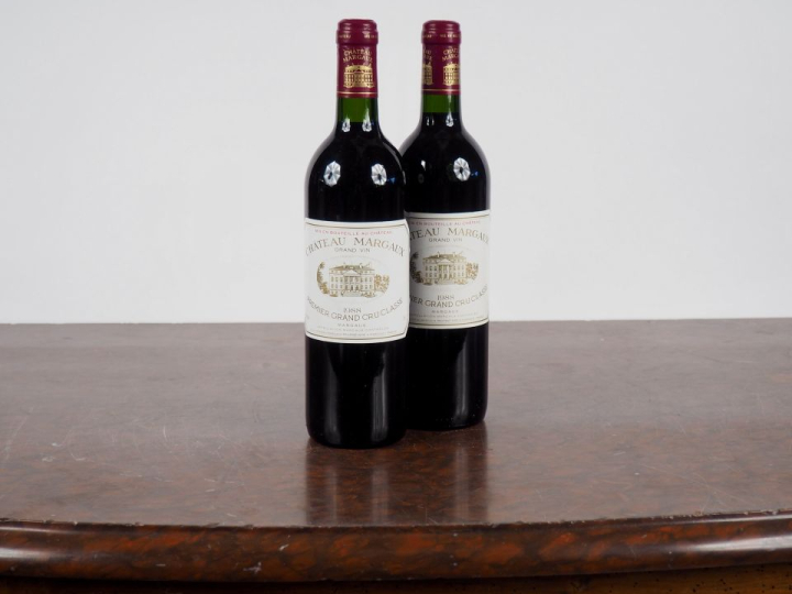 2 BOUTEILLES CHÂTEAU MARGAUX 1er GCC MARGAUX - 1988 - #1 - BONS NIVEAU