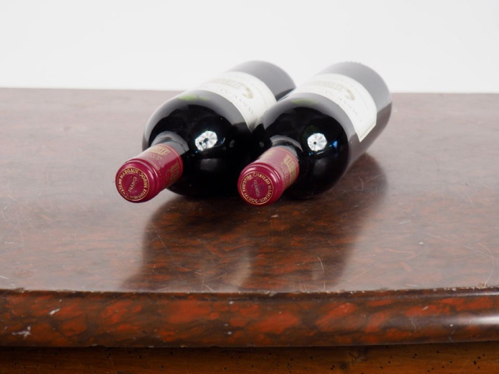 2 BOUTEILLES CHÂTEAU MARGAUX 1er GCC MARGAUX - 1988 - #1 - BONS NIVEAU