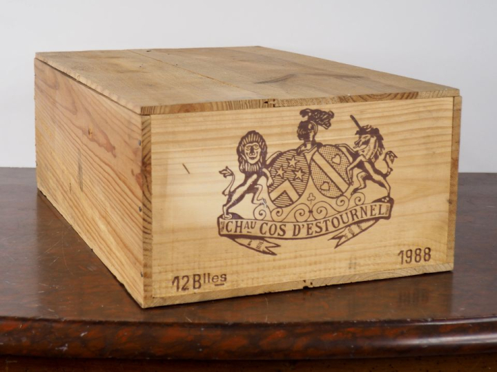 12 BOUTEILLES CHÂTEAU COS D'ESTOURNEL GCC SAINT ESTÈPHE - 1988 - CBO -
