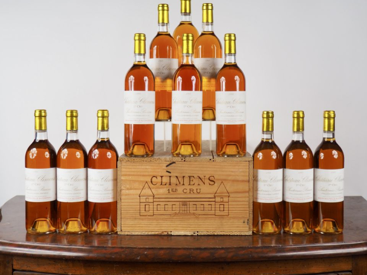 12 BOUTEILLES CHÂTEAU CLIMENS 1er CC SAUTERNES - 1988 - CBO - #1 - 5 B