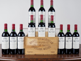 Vente aux enchères 12 BOUTEILLES CHÂTEAU LÉOVILLE LAS CASES GCC SAINT JULIEN - 1989 - CBO