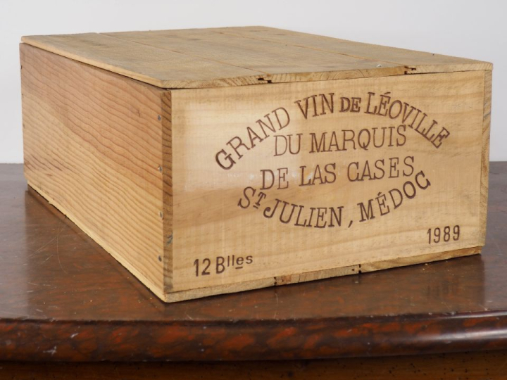 12 BOUTEILLES CHÂTEAU LÉOVILLE LAS CASES GCC SAINT JULIEN - 1989 - CBO