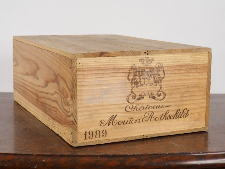 12 BOUTEILLES CHÂTEAU MOUTON ROTHSCHILD 1er GCC PAUILLAC - 1989 - CBO 