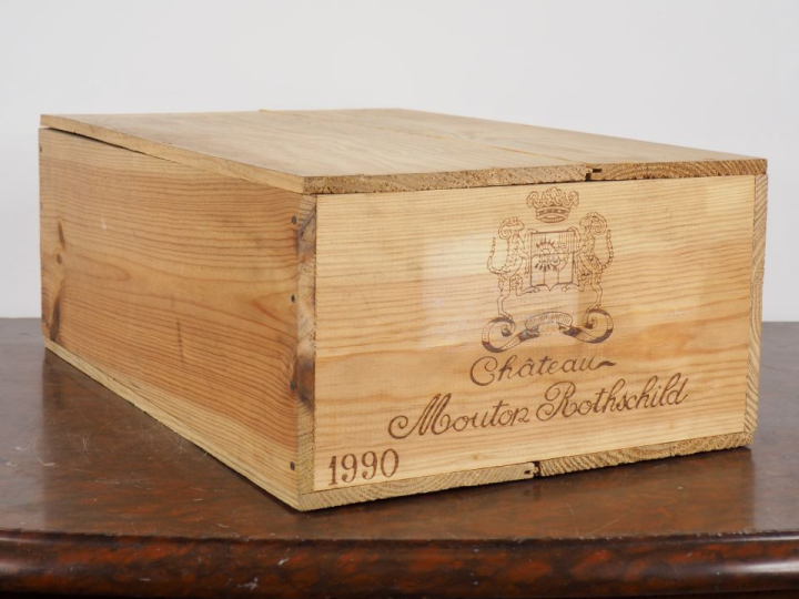 12 BOUTEILLES CHÂTEAU MOUTON ROTHSCHILD 1er GCC PAUILLAC - 1990 - CBO 