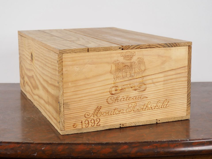 12 BOUTEILLES CHÂTEAU MOUTON ROTHSCHILD 1er GCC PAUILLAC - 1992 - CBO 