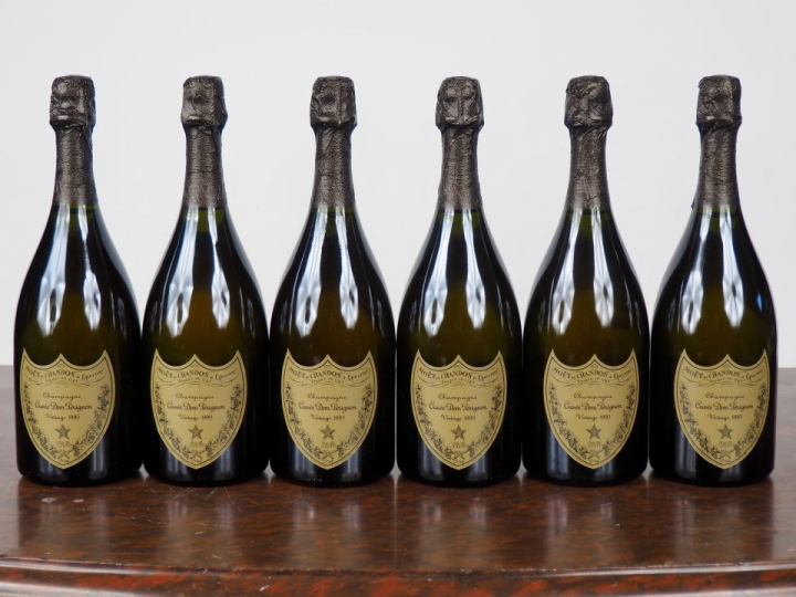 6 BOUTEILLES CHAMPAGNE DOM PÉRIGNON - 1993 - CARTON D'ORIGINE - #4 - N