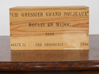 Vente aux enchères 6 BOUTEILLES GRESSIER GRAND POUJEAUX CB MOULIS - 2000 - CBO - #4