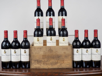 Vente aux enchères 12 BOUTEILLES CHÂTEAU GISCOURS GCC MARGAUX - 2000 - CBO - #5 - 2 ÉTIQU