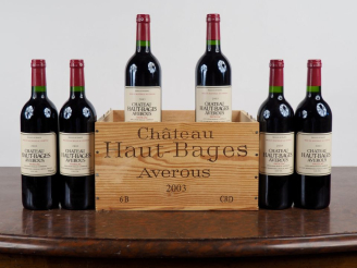 Vente aux enchères 6 BOUTEILLES CHÂTEAU HAUT BAGES AVEROUS PAUILLAC - 2003 - CBO - #4