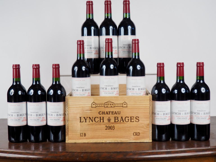 12 BOUTEILLES CHÂTEAU LYNCH BAGES GCC PAUILLAC - 2003 - CBO - #4