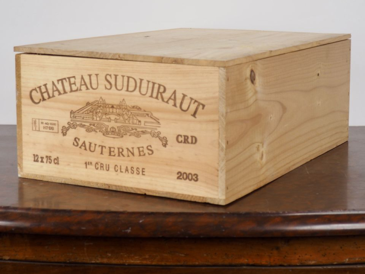 12 BOUTEILLES CHÂTEAU SUDUIRAUT 1er CC SAUTERNES - 2003 - CBO - #4