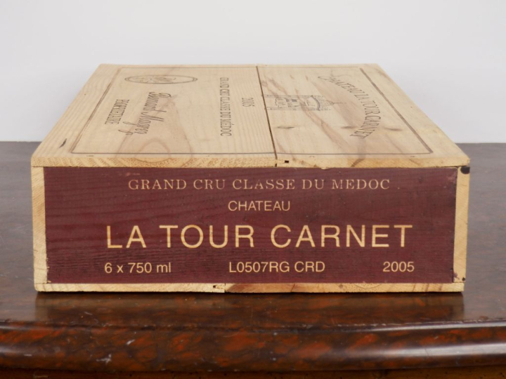 6 BOUTEILLES CHÂTEAU LA TOUR CARNET GCC HAUT MÉDOC - 2005 - CBO - #3