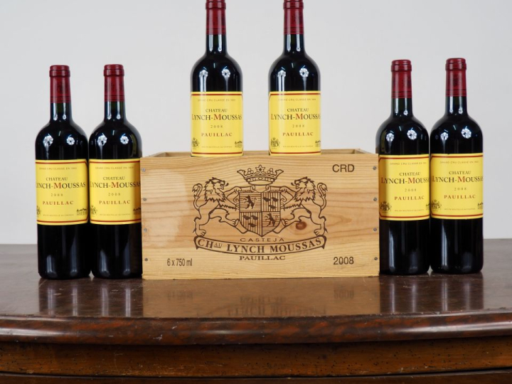 6 BOUTEILLES CHÂTEAU LYNCH MOUSSAS GCC PAUILLAC - 2008 - CBO - #4