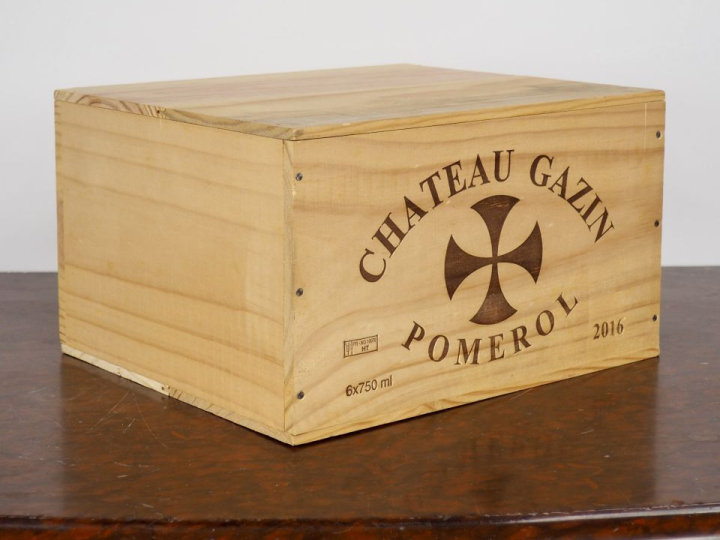 6 BOUTEILLES CHÂTEAU GAZIN POMEROL - 2016 - CBO - #2