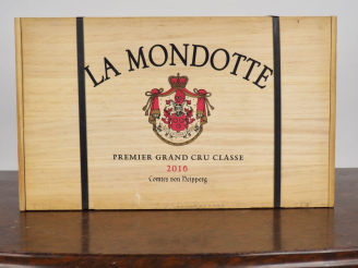 Vente aux enchères 6 BOUTEILLES LA MONDOTTE 1er GCC SAINT ÉMILION - 2016 - CBO CERCLÉE - 
