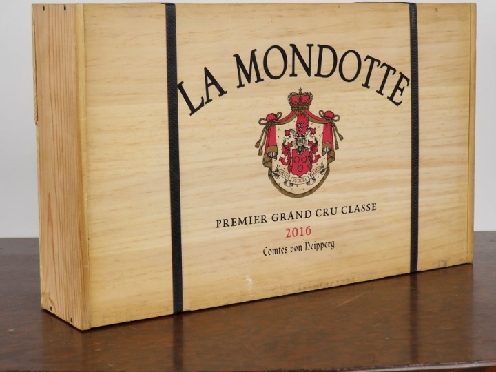 6 BOUTEILLES LA MONDOTTE 1er GCC SAINT ÉMILION - 2016 - CBO CERCLÉE - 