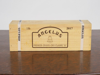 Vente aux enchères 1 BOUTEILLE CHÂTEAU ANGÉLUS 1er GCC SAINT ÉMILION - 2017 - CBO CERCLÉE