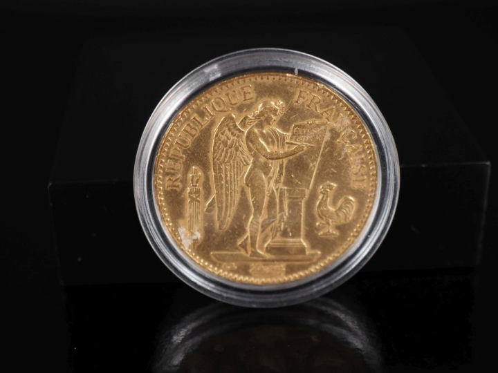 Pièce de 100 Francs or, République Française, 1882-A.  FRAIS ACHETEURS