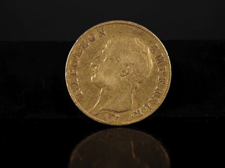 Pièce de 40 Francs or, Napoléon Empereur, 1806-A. FRAIS ACHETEURS 10% 
