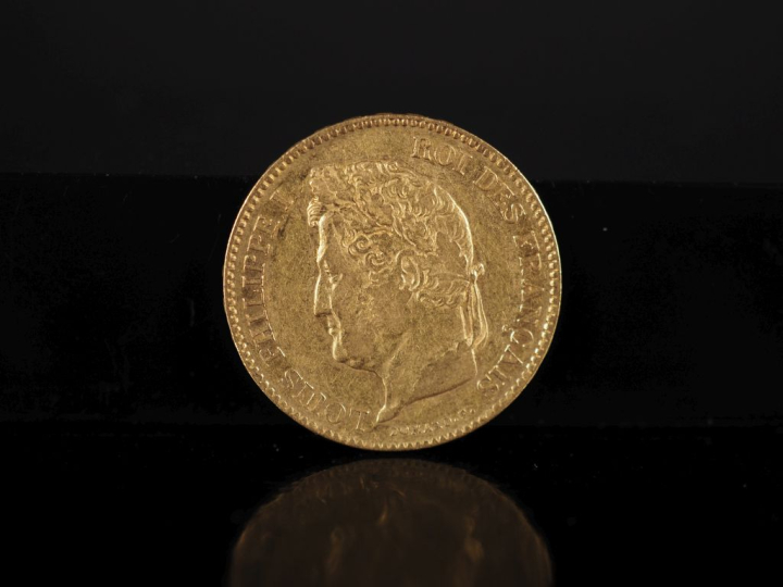 Pièce de 40 Francs or, Louis-Philippe I, Roi des Français, 1832-B. FRA