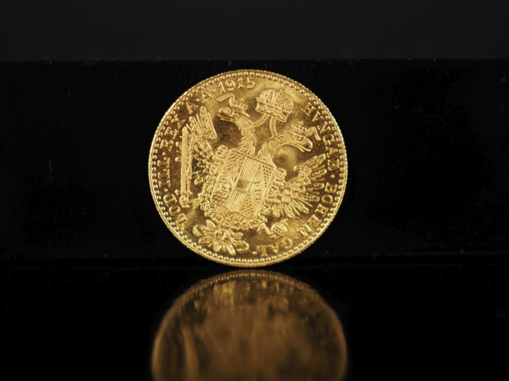 Pièce de 1 Ducat or, François-Joseph, 1915. FRAIS ACHETEURS 10% HT.