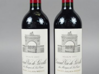 Vente aux enchères 2 BOUTEILLES - CHÂTEAU LEOVILLE LAS CASES GCC ST JULIEN - 2003