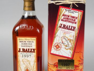 Vente aux enchères 1 BOUTEILLE - RHUM BALLY 43° - 1997