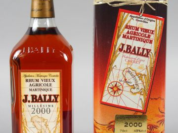 1 BOUTEILLE - RHUM BALLY 43° - 2000
