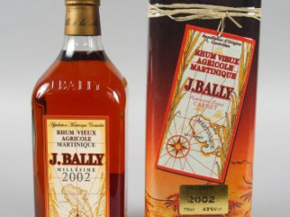 Vente aux enchères 1 BOUTEILLE - RHUM BALLY 43° - 2002