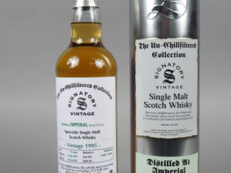 Vente aux enchères 1 BOUTEILLE - WHISKY SIGNATORY VINTAGE SPEYSIDE SINGLE MALT 19 ANS DIS
