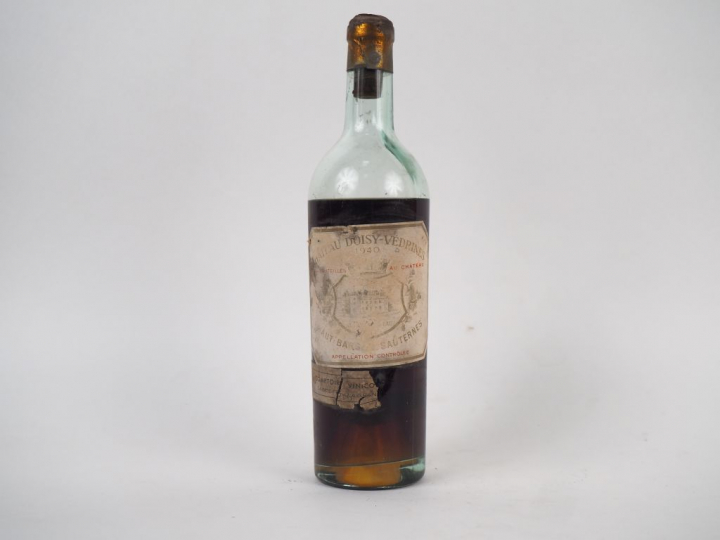 1 BOUTEILLE CHÂTEAU DOISY VEDRINES CC SAUTERNES - 1940 - VIDANGE/EA/BO