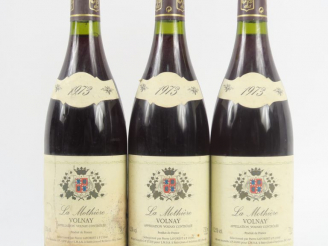Vente aux enchères 3 BOUTEILLES VOLNAY 'LA MOTHIÈRE' P. LAFOREST - 1973