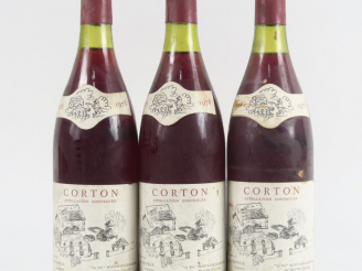 Vente aux enchères 3 BOUTEILLES CORTON PAUL CHAPELLE - 1978