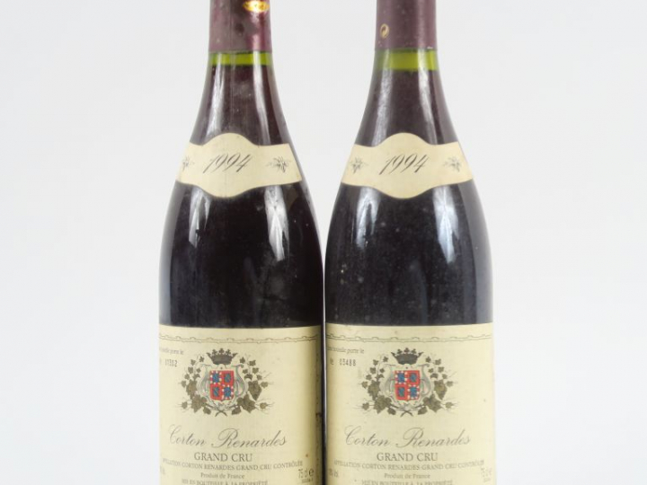 2 BOUTEILLES CORTON RENARDES GC P. LAFOREST - 1994