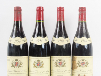 Vente aux enchères 4 BOUTEILLES BEAUNE GRÈVES 1er CRU P. LAFOREST - 1994 - 1 ET