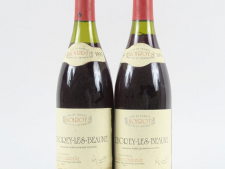 Vente aux enchères 2 BOUTEILLES CHOREY LES BEAUNE A. NOIROT CARRIÈRE - 1995