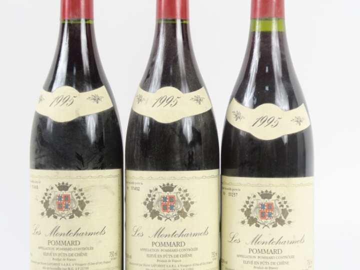 3 BOUTEILLES POMMARD 'LES MONTCHARMETS' P. LAFOREST - 1995
