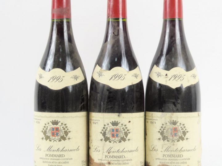 3 BOUTEILLES POMMARD 'LES MONTCHARMETS' P. LAFOREST - 1995 - 2 ET