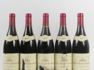 Vente aux enchères 5 BOUTEILLES NUITS SAINT GEORGES CHAUVENET CHOPIN - 1995 - 4 EA
