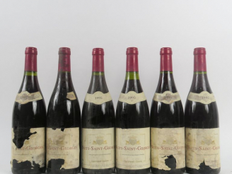 Vente aux enchères 6 BOUTEILLES NUITS SAINT GEORGES CHAUVENET CHOPIN - 1995 - 4 EA/1 PRÉS