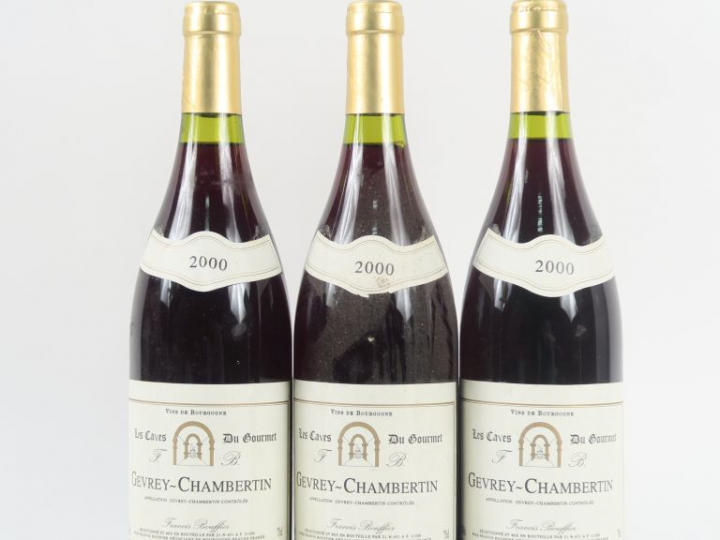 3 BOUTEILLES GEVREY CHAMBERTIN FRANCOIS BOUFFIER - 2000