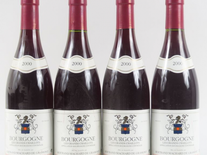 4 BOUTEILLES BOURGOGNE 'LES GRANDS CHAILLOTS' BERTRAND MACHARD DE GRAM