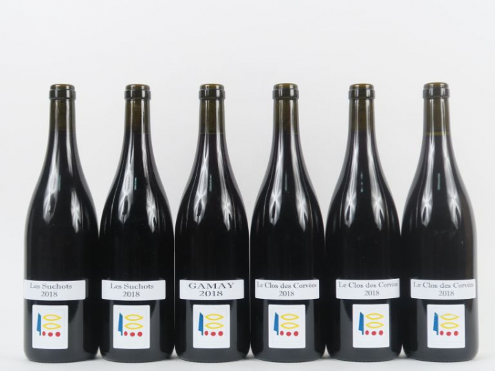 6 BOUTEILLES DOMAINE PRIEURÉ ROCH 2018 : 3 NUITS SAINT GEORGES 1er CRU